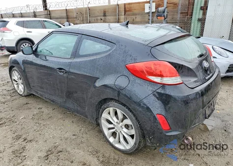 2012 Hyundai Veloster z USA, uszkodzony, nr VIN KMHTC6AD3CU044222